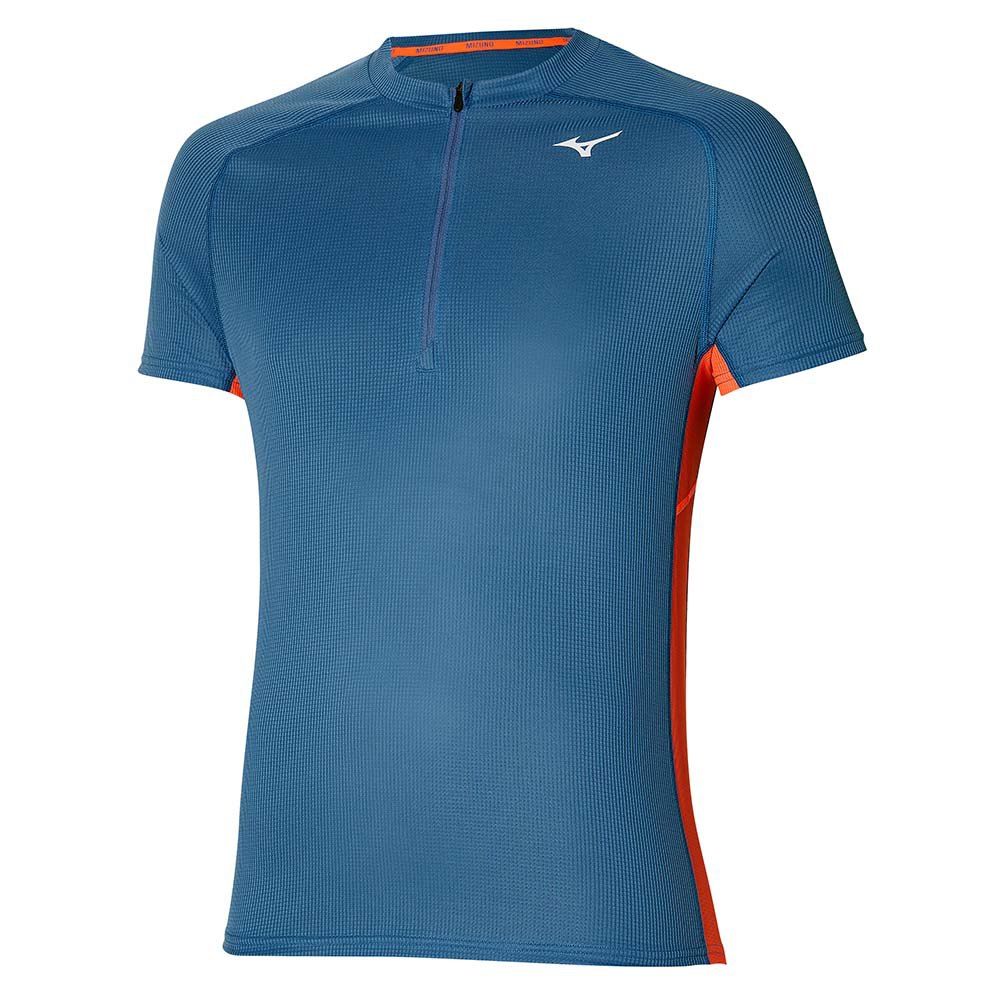 Mizuno Trail Daf Short Sleeve T-shirt Blau XL Mann von Mizuno