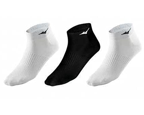 Mizuno Herren Training Mid 3p Socken Unisex, Weiß / Schwarz, M EU von Mizuno
