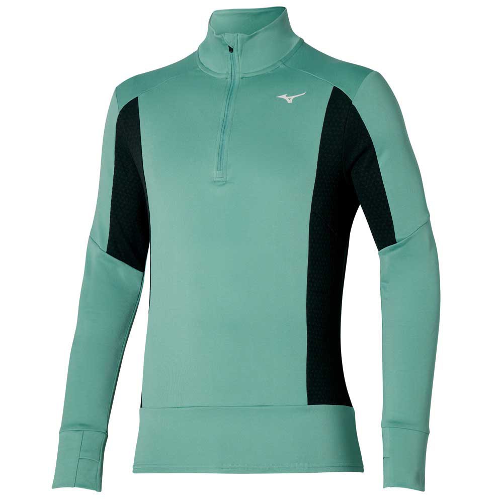 Mizuno Warmalite Half Zip Sweatshirt Grün M Mann von Mizuno