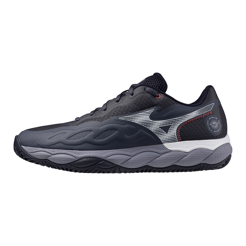 Mizuno Wave Enforce Court Cc Clay Shoes Schwarz EU 47 Mann von Mizuno
