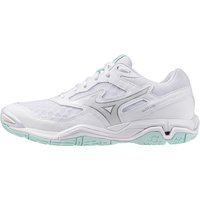 Mizuno Wave Phantom 3 Handballschuhe Damen 40 - white/blue tint 42.5 von Mizuno