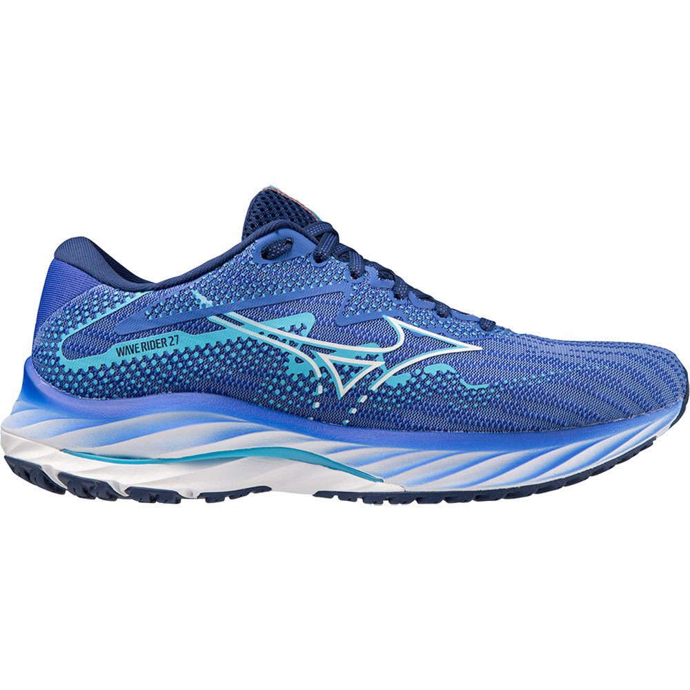 Mizuno Wave Rider 27 Running Shoes Blau EU 38 1/2 Frau von Mizuno