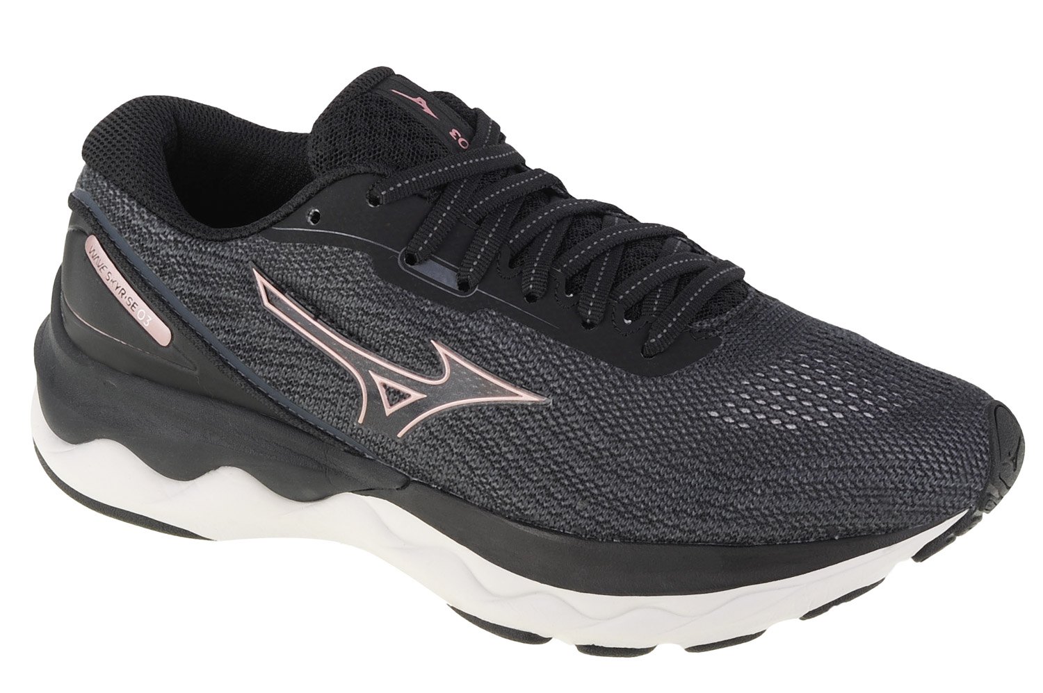 Mizuno Wave Skyrise 3 Running Shoes Schwarz EU 38 Frau von Mizuno