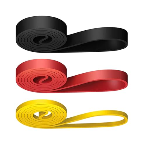 3 Stück Widerstandsbänder Elastische Übungsbänder Workout Stretchbänder Für Krafttraining Übungs Widerstandstrainingsband von Mllepjdh