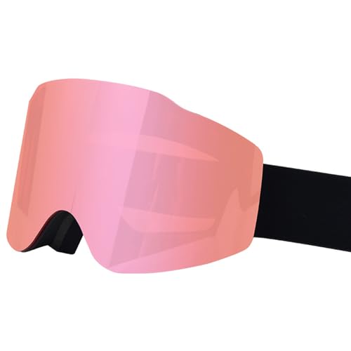 Mllepjdh Snowboard Brille UV Schutz Anti Beschlag Breite Sicht Skibrille Für Herren Und Damen Kratzfest Über Brille Schneebrille Schneebrille von Mllepjdh