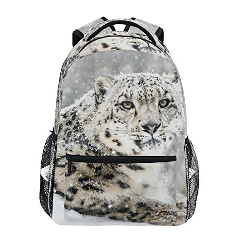 Leopard Studenten Backpack für Mädchen Jungen & Kinder Schulrucksack College Reiseeucksack Tagesrucksack für Sport & Outdoor von Mnsruu