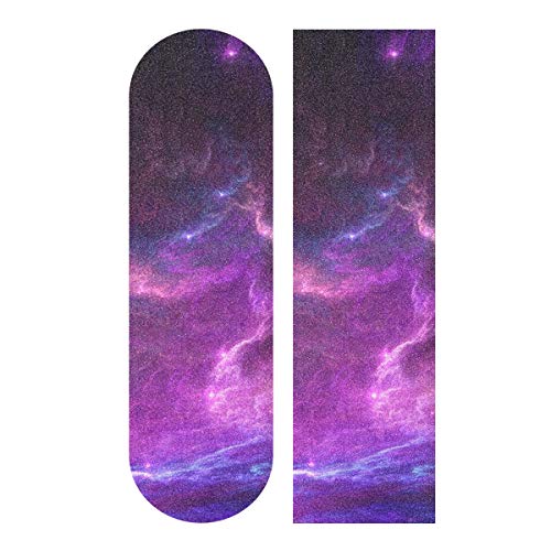MNSRUU Purple Night Sky Skateboard-Griffband, 22,9 x 83,8 cm von Mnsruu