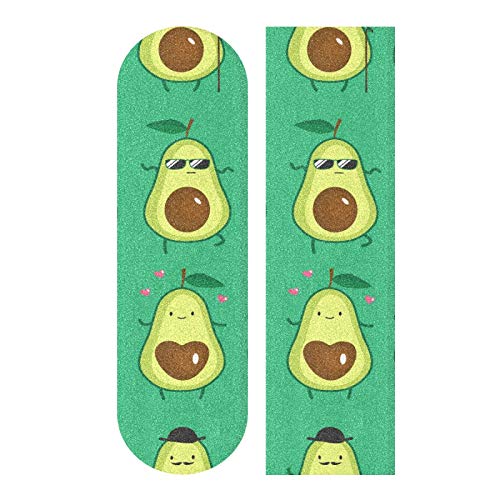 MNSRUU Skateboard Grip Tape Funny Avocado Longboards Griptape Schleifpapier für Rollerboard von Mnsruu
