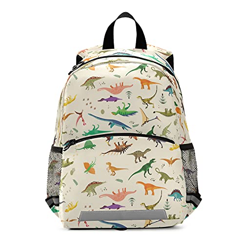 Rucksack für Kleinkinder, Dinosaurier-Muster, für Kinder im Alter von 3–6 Jahren, Mini-Rucksack mit Leine von Mnsruu