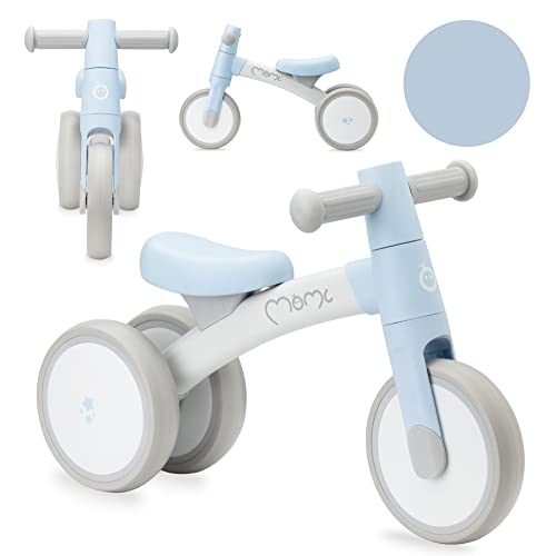 Momi Tedi Kinderlaufrad für Mädchen und Jungen (max. Körpergewicht 25 kg), Mini-Laufdreirad mit pannensicheren Kunststoffrädern, Leichter Metallrahmen – 1,2kg von Momi