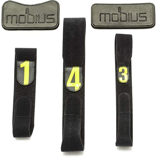 Mobius Straps XX-Large für Erwachsene, Unisex, Schwarz, XXL von Mobius