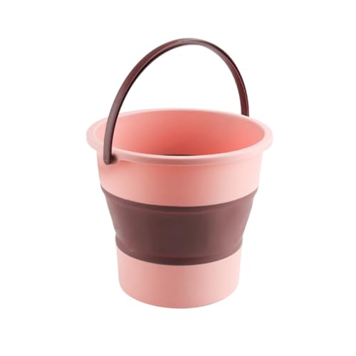 Mocturnity Zusammenklappbarer Eimer, Zusammenklappbarer Kunststoffeimer, Faltbarer Autowascheimer 4,6 L -C von Mocturnity