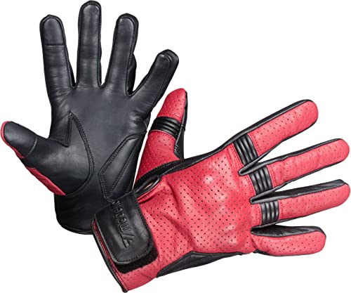 Modeka Hot Two Damen Motorradhandschuhe (Black/Red,S) von Modeka