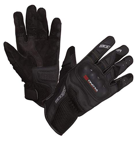 Modeka Motorrad Handschuhe Sonora Sommer, schwarz/rot, K9 von Modeka