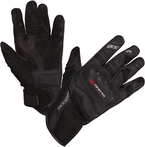 Modeka Sonora Handschuhe, schwarz/rot, 11 von Modeka
