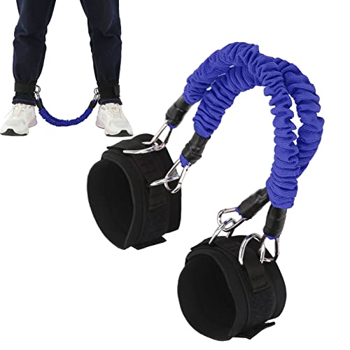 Widerstandsbänder mit Knöchelriemen, 2 Stück Knöchelriemen für Fitness, Latex-Kabel-Knöchelriemen, hohe Elastizität, zur Steigerung der Muskelkraft (Blue 30 pounds) von Mokernali