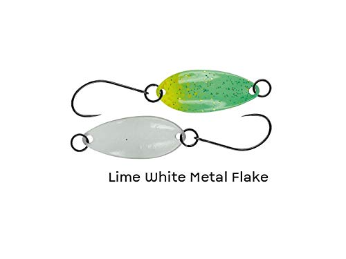 Molix Elite Area Spoon 2,5 g. Farbe: Lime White Metal Flake von Molix