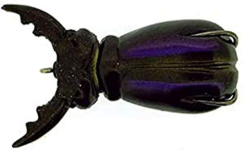 Molix Künstliches Spinning Supernato Beetle Top Water Soft 17 g 7,5 cm, Black Scrabble Belly von Molix