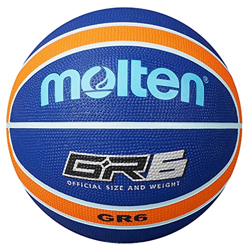 MOLTEN Basket Basketball (offizieller Korb, Blau/Orange) von Molten