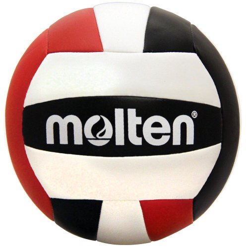 Molten Camp-Volleyball (Schwarz/Rot/Weiß, offiziell) von Molten