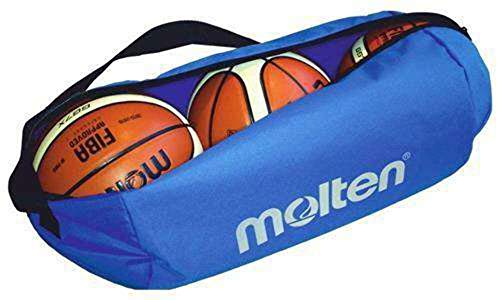 Molten EB0043-B Balltasche für 3 Basketbälle Tasche, Blau, 780 x 270 x 270 mm von Molten
