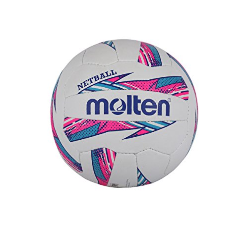 Molten Striker Netball Club und Match-Level, rosa/blau, Größe 5 von Molten