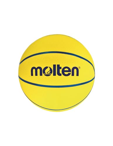 Molten Trainingsball SB4, Gummi, Leichter Minibasketball speziell für den Bereich U8, 290g (baugleich mit SB4-DBB) von Molten