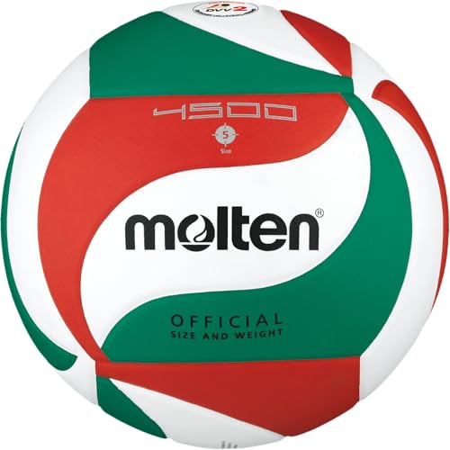 Molten Volleybälle-BGR7-VY Volleybälle Weiß/Grün/Rot 5 von Molten
