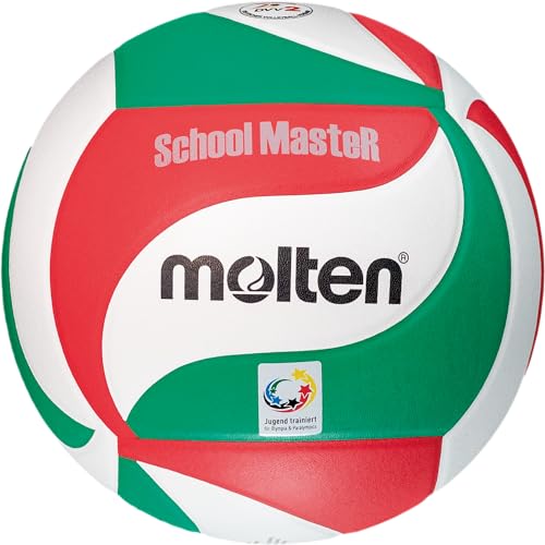Molten Volleybälle-SG-HY Volleybälle Weiß/Grün/Rot 5 von Molten