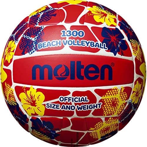Molten Volleyball-Ball-V5B1300-FR Blumen/rot 5 von Molten