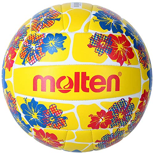 Molten Volleyball-Ball Blumen/gelb 5 Volleyball-ball-v5b1300-fy von Molten
