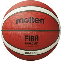 molten Basketball Indoor/Outdoor Spielball DBB B7G4500 orange Gr. 7 von Molten