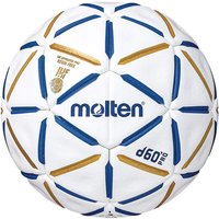 molten D60 Pro Handball weiß/blau/gold 2 von Molten