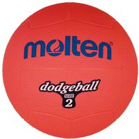 molten Dodgeball Völkerball Rot von Molten
