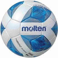 molten F9A4800 (400g) Futsal-Hallenfußball weiß/blau/silber von Molten