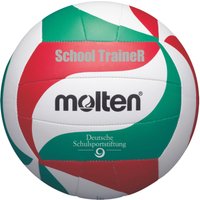 molten School TraineR Volleyball V5M-ST weiß/grün/rot 5 von Molten