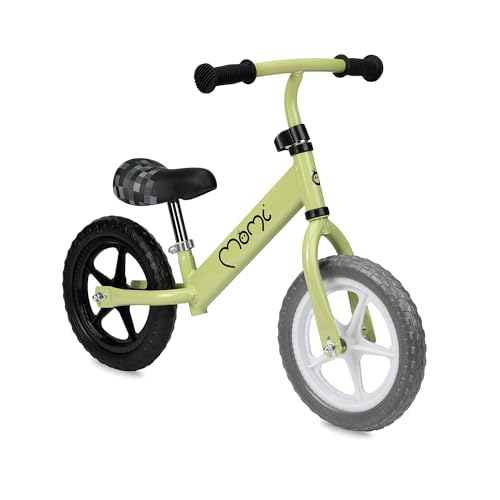 Momi Fleet Kinderlaufrad für Mädchen und Jungen ab 3 Jahren (max. Körpergewicht 25 kg), Laufrad mit leichtem Metallrahmen 2,35 kg, Sattelhöhe verstellbar, pannensichere Eva-Räder 12‘‘. von Momi
