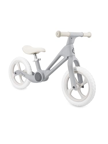 Momi Kinderlaufrad NORU für Mädchen und Jungen ab 2 Jahren (max. Körpergewicht 25 kg), per Knopfdruck klappbar, verstellbare Sattelhöhe, pannensichere Eva-Räder 12‘‘ von Momi