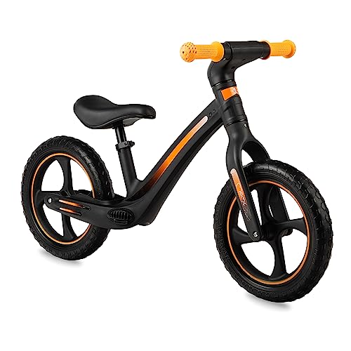 MoMi MIZO Kinderlaufrad für Mädchen und Jungen (max. Körpergewicht 25 kg), Lauf-Zweirad mit pannensicheren Kunststoffrädern und Fußstützen, leichte Konstruktion – nur 3 kg von Momi
