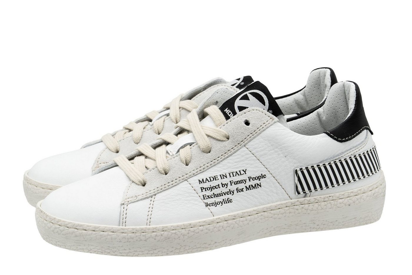 Momino Momino Sneaker 4040 Schuhe low top Leder Weiß Sneaker von Momino