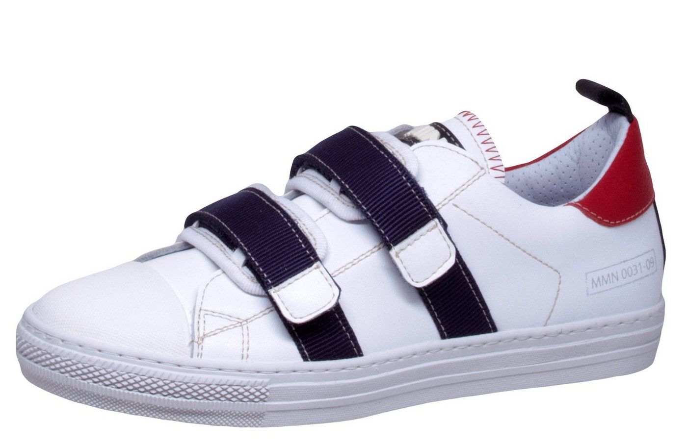 Momino Sneaker von Momino 4010 Teen Sport Halbschuhe Leder Weiß Sneaker von Momino