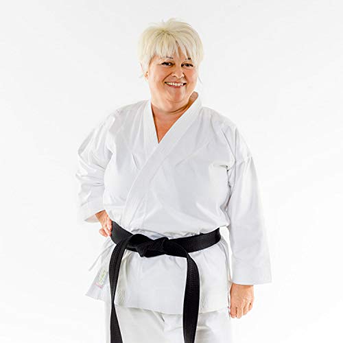 Momoko Damen Karateanzug Joseiteki 10 oz Mischgewebe leicht atmungsaktiv (160) von Momoko