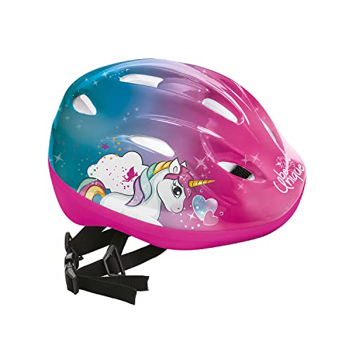 Mondo Kids' Helmets Mondo Toys 28507 Kinderfahrradhelm Unicorn, Rosablu, S EU von Mondo