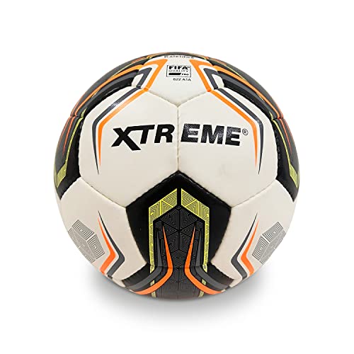 Mondo Sport Futsal Xtreme R.C. KALEIDOS - Größe 4 Professional - 440 g - Weiß Grau Gelb - 13872 von Mondo