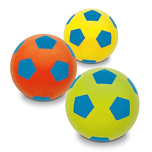 Mondo Toys – SOFT FLUO BALL 200 – Schwammball Durchmesser 20 cm – 1 weicher Ball – sortierte Farben – 07926 von Mondo