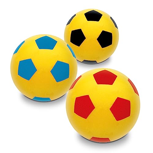 Mondo Toys – Soft Football 200 – Schwammball Durchmesser 20 cm – 1 weicher Ball – sortierte Farben – 07852 von Mondo