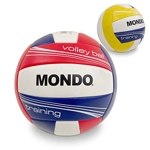 Mondo Toys - Spielball Volleyball TRAINING - Größe 5 Indoor, Outdoor, Beach, PVC Sponge Soft Touch - 13135 von Mondo