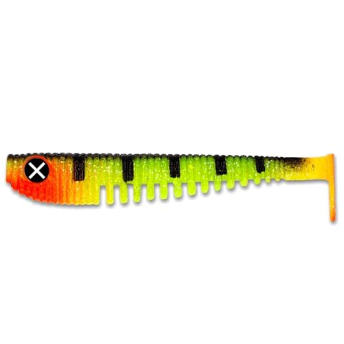 Monkey Lures King Lui 7,5cm - 6 Gummifische für Zander & Barsch, Gummiköder zum Jiggen, Gummishads zum Spinnfischen, Monkey Lures Farbe:Atomic Perch Monkey Lures King Lui 7,5cm - 6 Gummifische für Zander & Barsch, Gummiköder zum Jiggen, Gummishads zum Spinnfischen, Monkey Lures Farbe:Atomic Perch von Monkey Lures