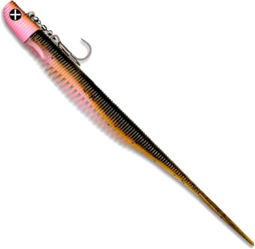 Monkey Lures Stalking Lui 25cm 50g - 1 montierter Gummifisch, Monkey Lures Farbe:Pinky & Stinky von Monkey Lures