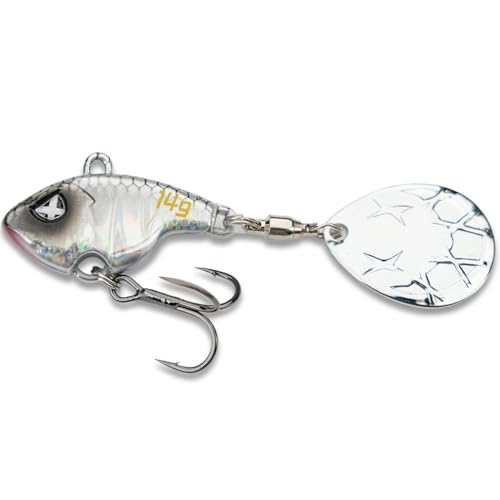 Monkey Lures Turbo Lui - 4 Größen, 7 g, 10 g, 14 g, 18 g, Jigspinner, Jig Spinner Barsch, Barsch Köder, Kunstköder Barsch, Kunstköder Raubfisch, Spinnfischen - Lean Bream, 18g von Monkey Lures